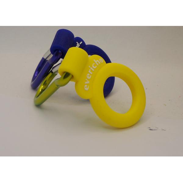 PVC 3M Reflective Silicone Rubber Keychain Marketing Promotional Gifts