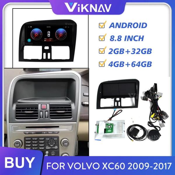 8.8 дюймовый экран Android Авто стерео Для 2009-2017 Volvo Xc60