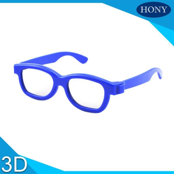 Plastic Kids Polarized 3D Glasses , Disposable Eye Glasses With Colorful Frame