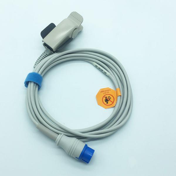 Adult Finger Clip Pulse Oximeter Spo2 Sensor 3 Meter Cables Biolight TPU Material