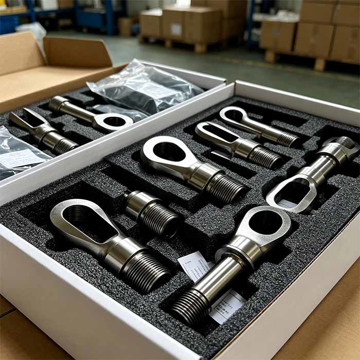 Custom CNC Machined Stainless Steel Rod End Joint for Automation Linkage