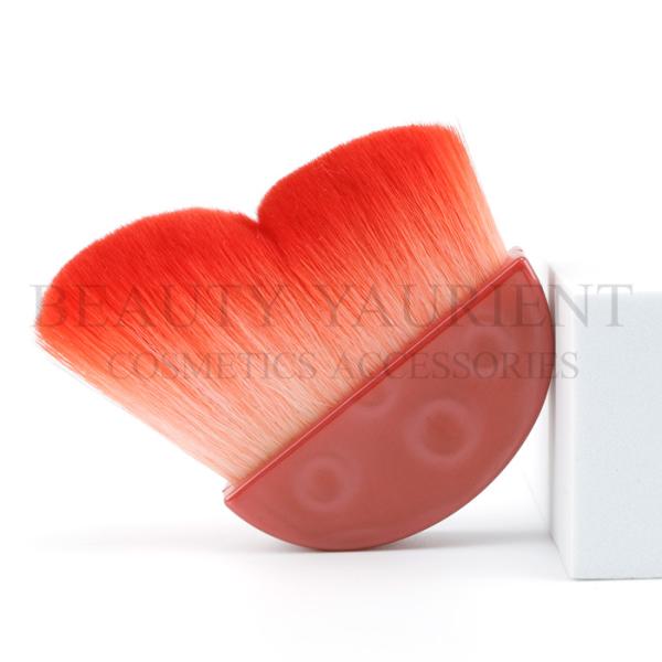Half Moon Shaped 2tone Blush Powder Brush Mini Makeup Brush High End