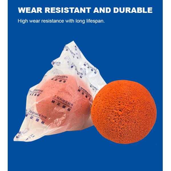 148mm Natural Rubber Concrete Pump Cleaning Ball for 125mm Pipe