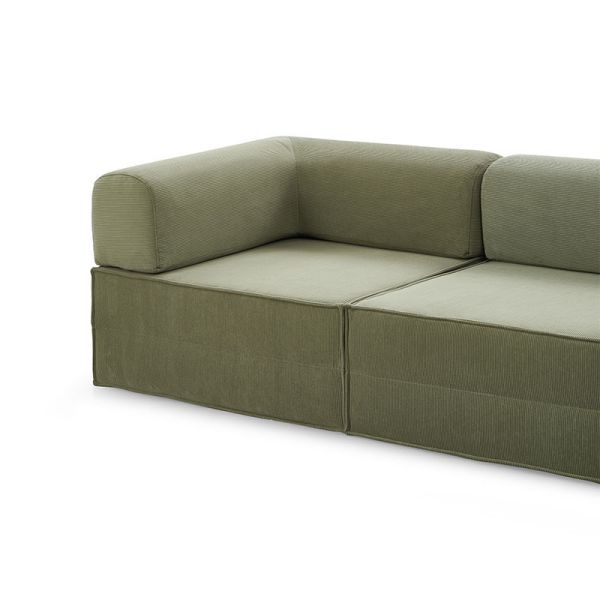 Vacuum Pack Modern Convertible Foam Eco-Friendly 2 Seater Hotel Use Living Room Compressed Folding Rectangle Sofa Bed Double