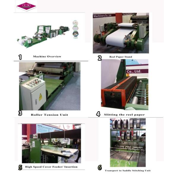 Exercise Book Making Machine Production Line with Automatic Notebook Manufacturing