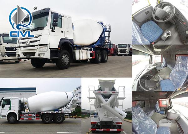 9-12m3 336hp 6x4 Large Concrete Mixer Cabin HW76 One Sleeper With Air - Conditioner