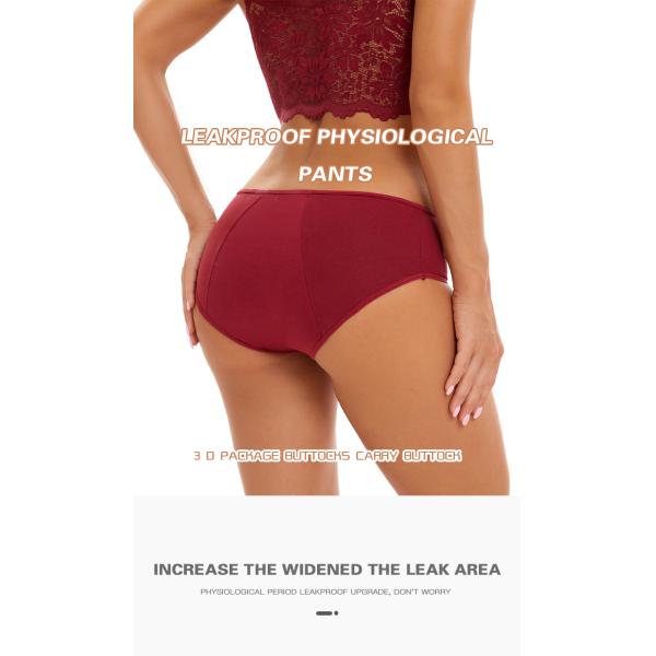 Menstrual Ladies Period Panties Underwear High Flow Physiological Underwear