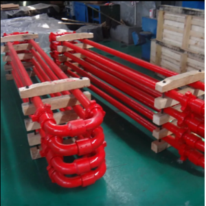 High Pressure Hose Loop for Oilfield Applications Made from Alloy Steel with