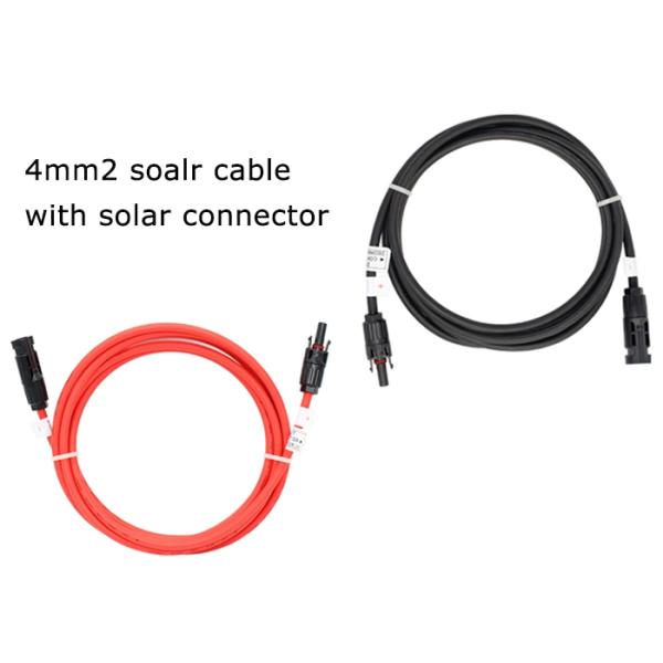 УЛЬТРАФИОЛЕТОВЫЙ устойчивый кабель панели солнечных батарей 1000vdc 4mm2 30A 5mΩ