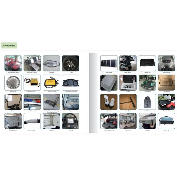 ODM/OEM 4-местная автостоянка для гольфа с электрическим подъемником