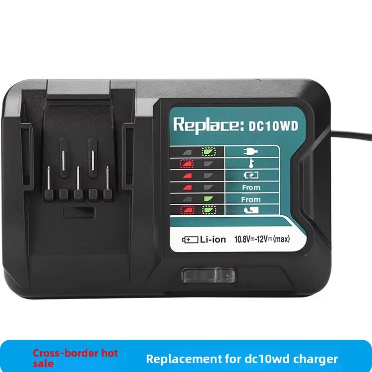 DC10WD Compatible Battery Charger for Makit 10.8V-12V Max Li-ion Batteries BL1015 BL1020B BL1021B Replacement