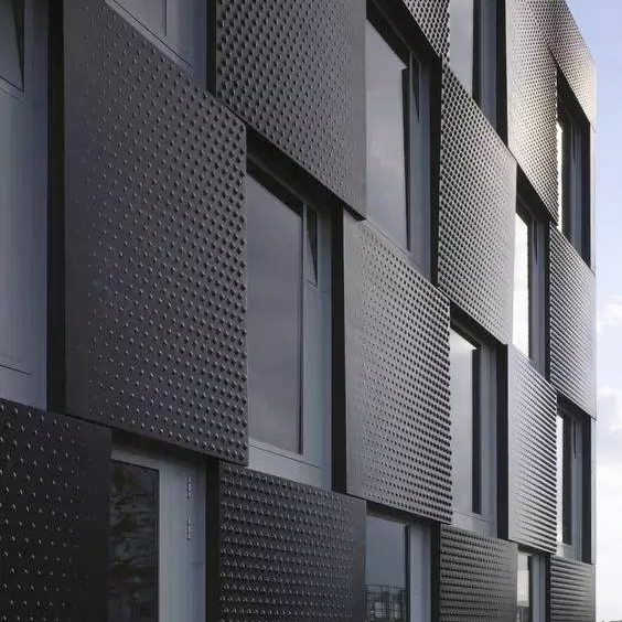 Exterior Perforated Facade Panels