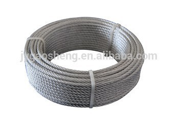 High Tensile Strength 1.5mm Diameter 7x7 Structure Galvanized Steel Wire Rope for Industrial Applications