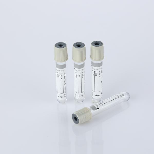 Tubo de coleta de sangue de glicose cinzenta em vácuo Produto de consumo médico