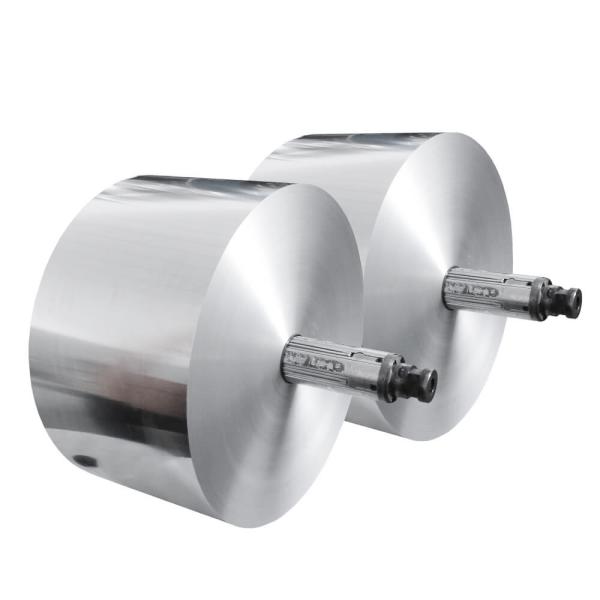 Fornecimento 8011 Alumínio Folha de Rolo Jumbo 11 12 13 15 Micron 30cm 45cm para embalagens de alimentos