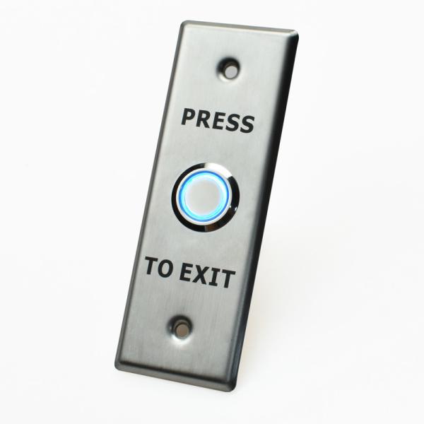 LED Indicator Push to Exit Button for Electric Lock with strong S / S Panel