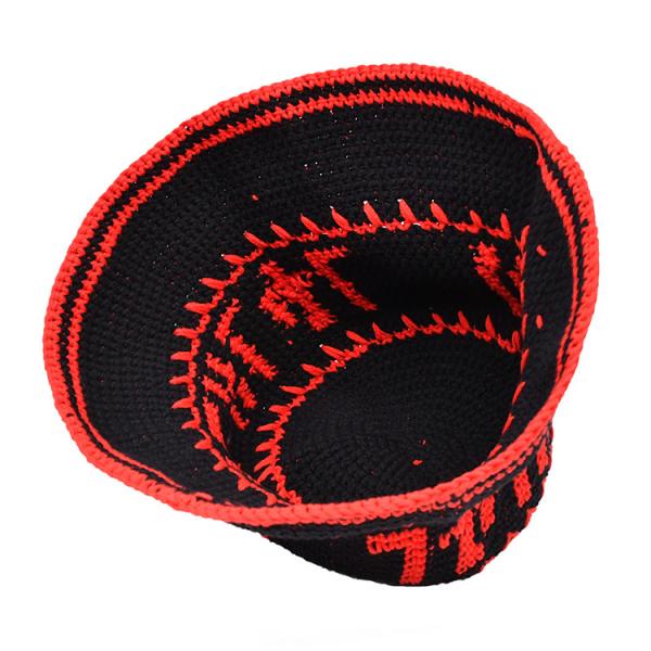 Hand woven Bucket hat leisure summer sun shading beach straw hat