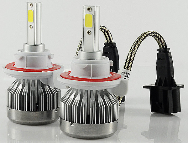 Hot Cheap C1 60W 6000LM Fanless H13 H/L LED HEADLIGHT with 6000K