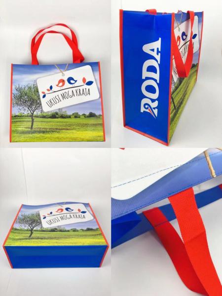 Wholesale Eco-Friendly PP non woven Reuseable Shopping Bag Laminated Handled Bag