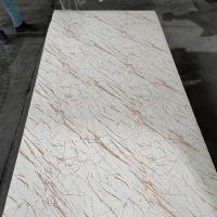 Fabricant chinois 1220x2440mm 3mm Pvc marbre UV revêtement feuille de panneau mural