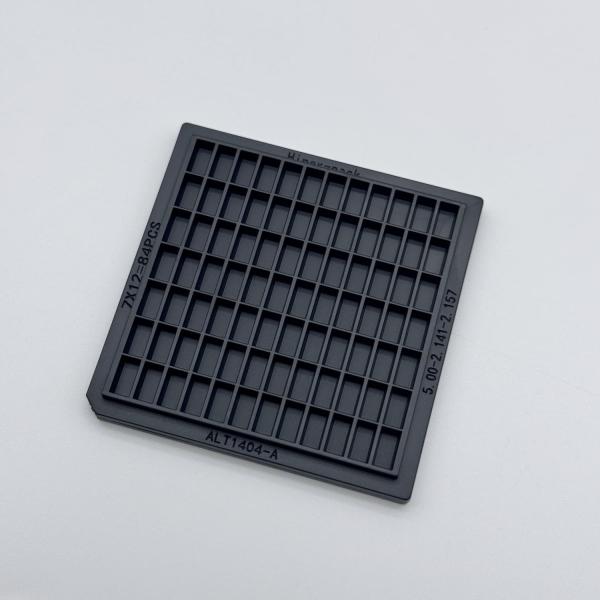 2-inch Injection Mold Bare Die Tray With High Temperature Resistance For Clean Class General And Ultrasonic Cleaning