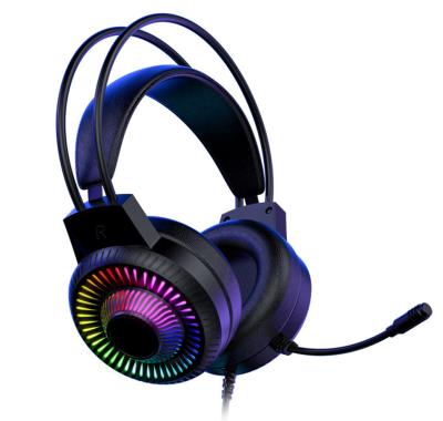 Casque de jeu à impédance avec microphone à direction complète, alimentation USB