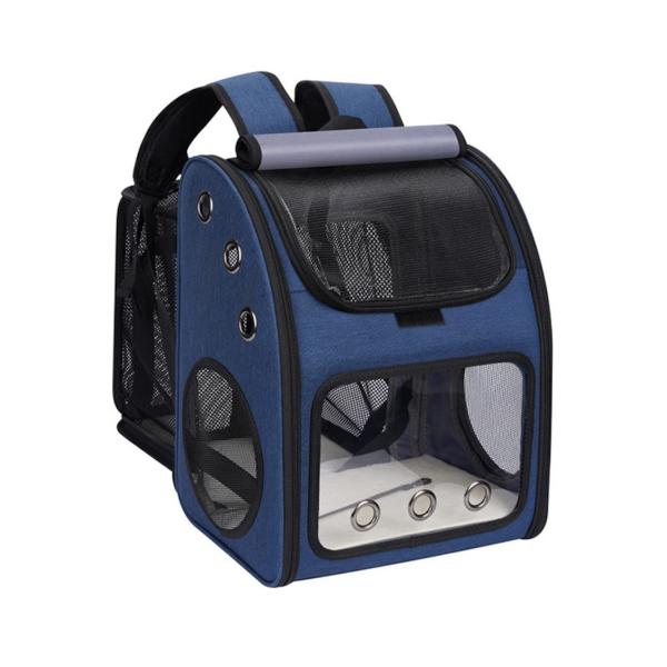 34*27*42.5CM Outdoor Expandable Pet Travel bag Non-Toxic Cute Pet Supplies For Unisex In Grey Features Durable Washable