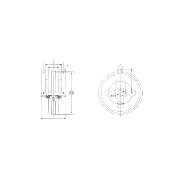 CAT D6D D6H Bulldozer Front Idler Assy & Track Idler Roller - Heat-treatment Forged Steel Undercarriage Parts
