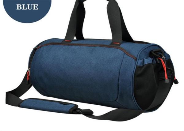 Mens Travel Sports Duffle Bag Workout Custom Logo With Football Mesh Pocket