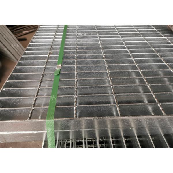 Workshop Platform Steel Grating Plate 8mm Thick Skid Proof Electro Galvanizing