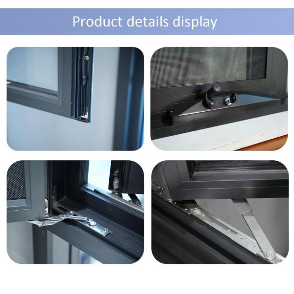 Commercial Aluminum Horizontal Sliding Windows Soundproof Heat Insulation