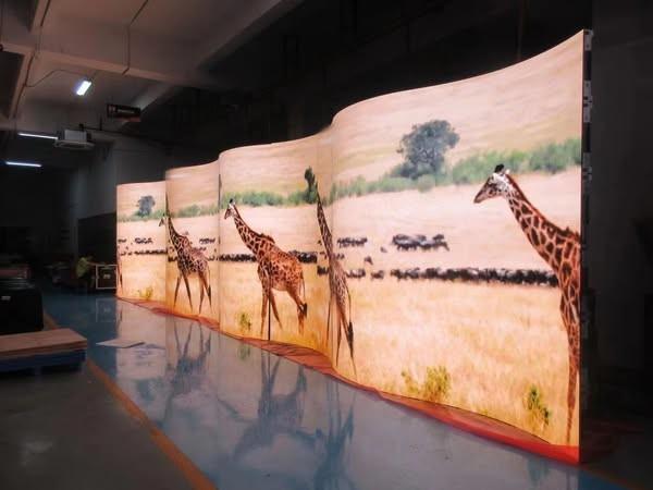 Full Color Smd2121 Hd P3LED Rental Iron And Steel Standard Cabinets For Indoor Fixed Use