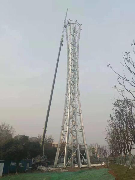 High Quality Self-supporting Galvanized Steel Observation Tower Quality Surveillance Tower Made of Angle Steel