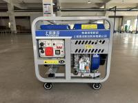220 Amperios de potencia generador de soldadura diesel 5.8kw para sitios de construcción / Inicio manual en el hogar