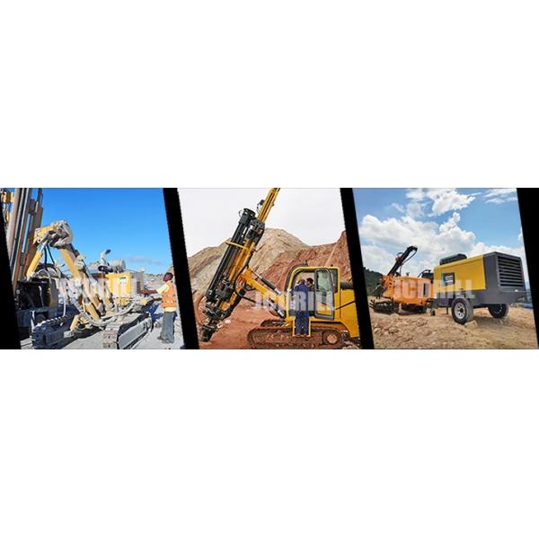 Crawler установил минирование буровой установки утеса 40m взрывая