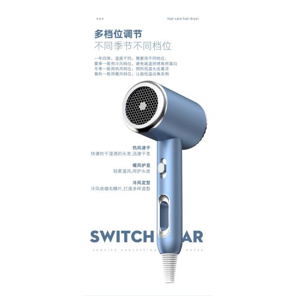 Hotel Salon Household High Speed Hair Dryer Air Styler Hot Air Brush for Professional