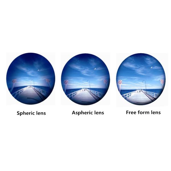 1.56 Aspherical Cr39 Single Vision Lenses Clear Vision 65/70mm Diameter