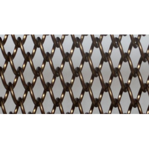 Занавес двери ячеистой сети стены нержавеющей стали 304 декоративный ромбический алюминиевый