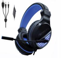 Auriculares del juego de la iluminación del ABS que rodean el auricular estéreo para la PC