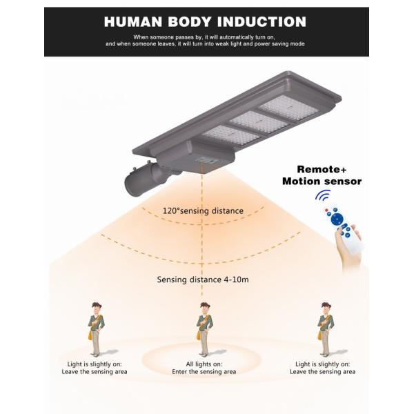 Дистанционное управление Интегрированный наружный светодиодный уличный фонарь 300 ватт 400 ватт Солнечный уличный фонарь Все в одном с большим аккумулятором