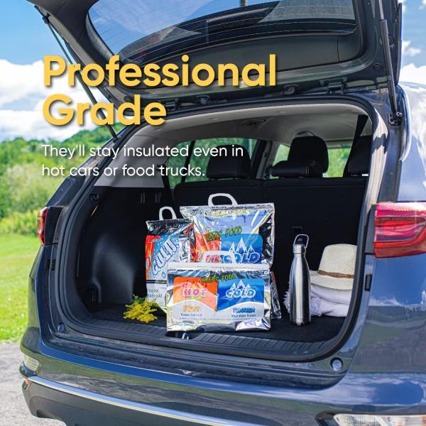 Hot And Cold Insulated Bags For Food Delivery, Grocery Shopping Bags, Food Storage For Hot Frozen Food For Travel