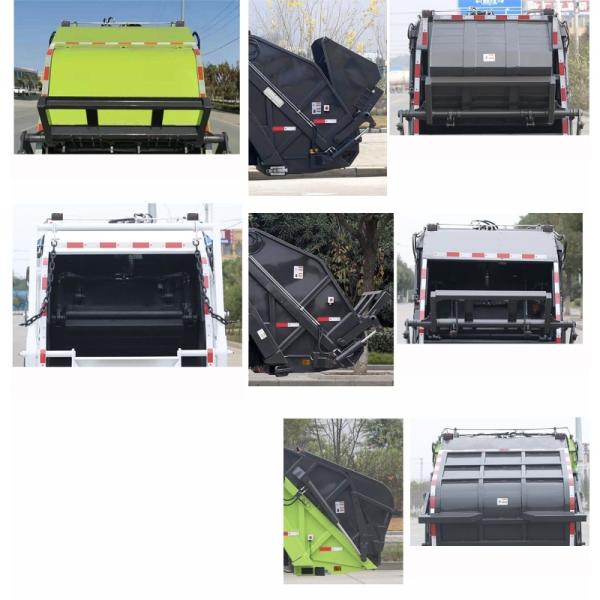 18000KG Pure Electric Sanitation Truck 6 Wheels Garbage Truck With Compactor