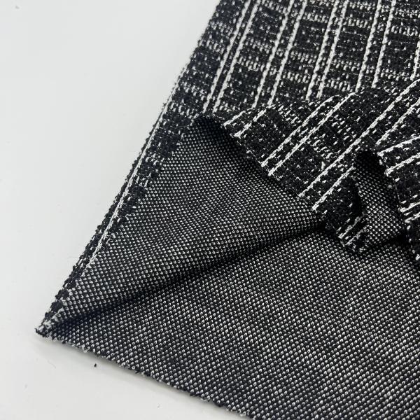 Garment Home Textile Knitting Jacquard Fabric Process Medium GSM F02-085