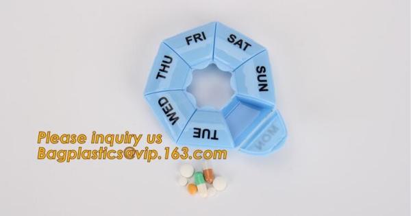 Pill Box for Pharamcy Promotion free pill box fancy weekly pill box,tablet drug color Monthly planner Compounding Medica