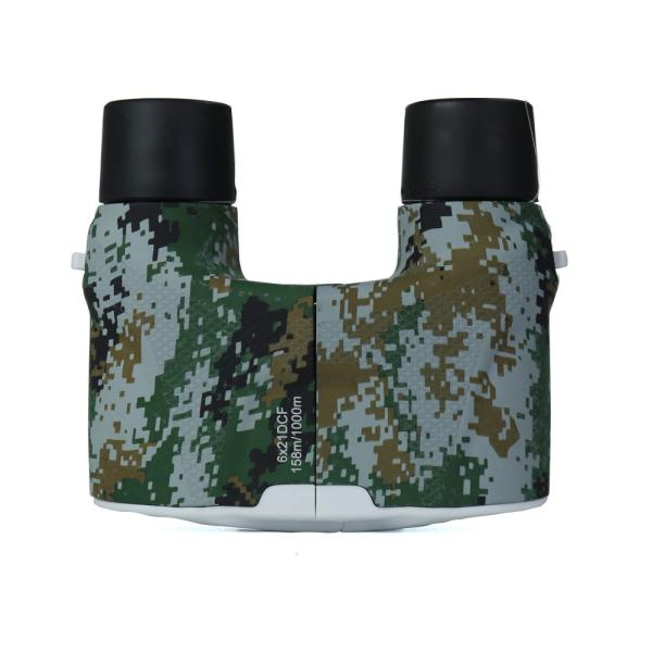 Children's Binoculars 8X21 Binoculars Camo Print Child Telescope HD Glasses Magnification Toy Kids Outdoor Science