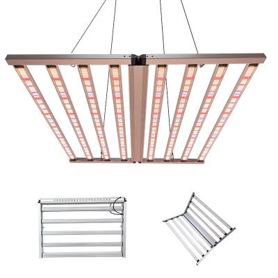 860W 2x4 LED Grow Light 2 canais Full Spectrum LED Grow Light com luz UV e IR