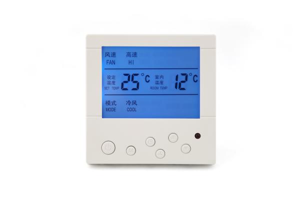 Smart Household Water / Floor Heating FCU Thermostat  50Hz Easy To Operate