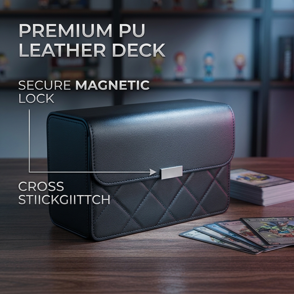OEM PU Leather Deck Box 100 Card MTG Yugioh TCG Custom Tcg Deck Box