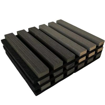 Panneau acoustique en ardoise en bois de 21 mm avec acupuncteur en PET et en placage pour bureau et maison