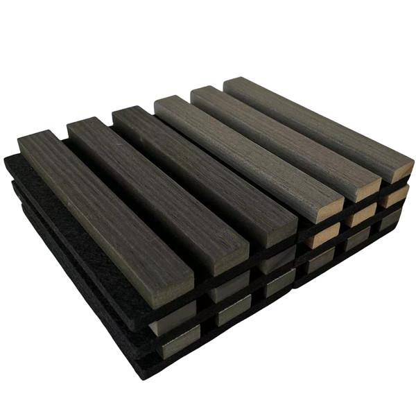 Panneau acoustique en ardoise en bois de 21 mm avec acupuncteur en PET et en placage pour bureau et maison